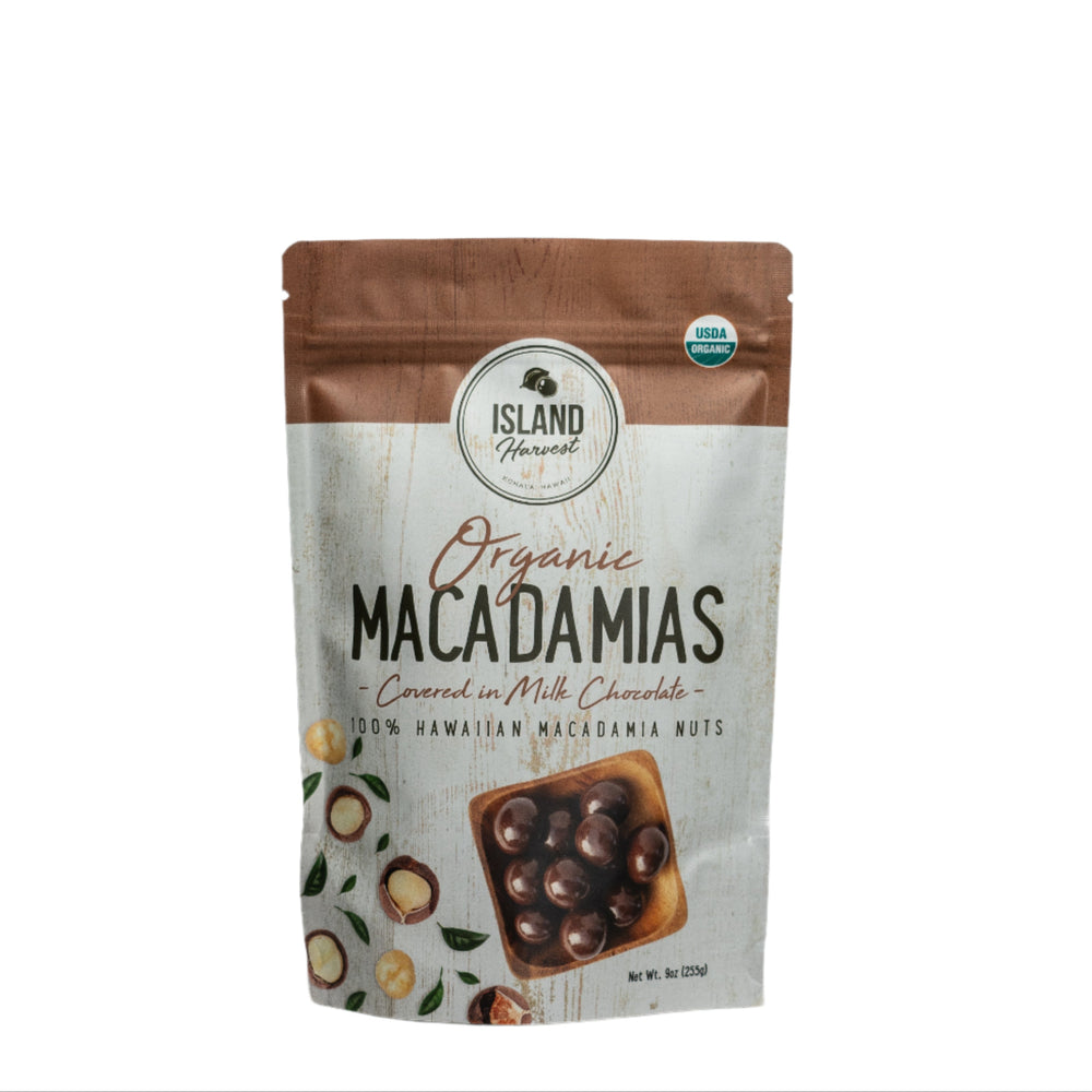 
                  
                    Organic Macadamias with Milk Chocolate (9oz)
                  
                