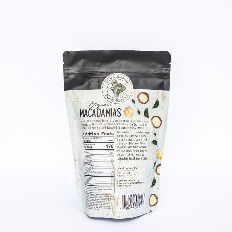 
                  
                    Organic Macadamias with Dark Chocolate
                  
                