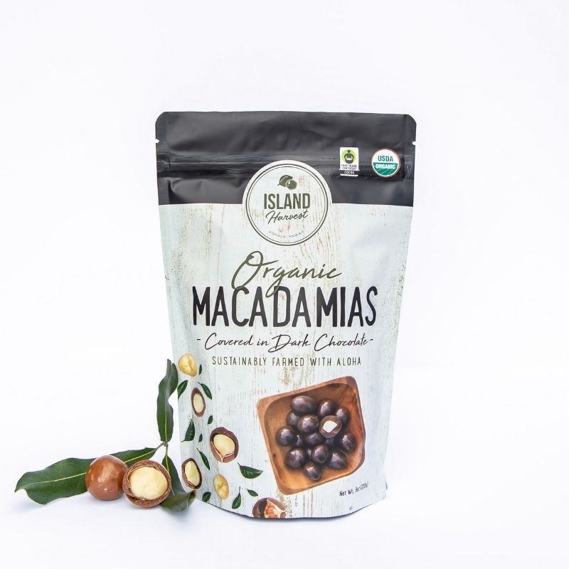 organic macadamia nuts dark chocolate